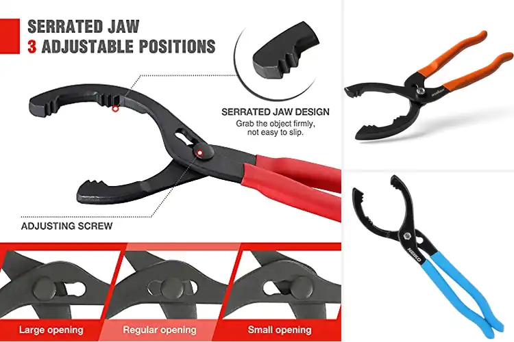 Detailed view of Best Adjustable Oil Filter Pliers