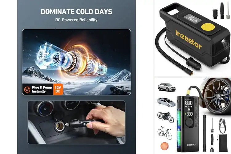 Detailed view of Best Car Emergency Air Pumps